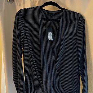 Victor Striped Silk Blouse